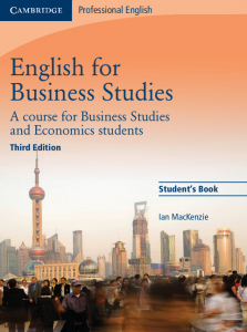 English for Business Studies Student's Book : A Course for Business Studies and Economics Students